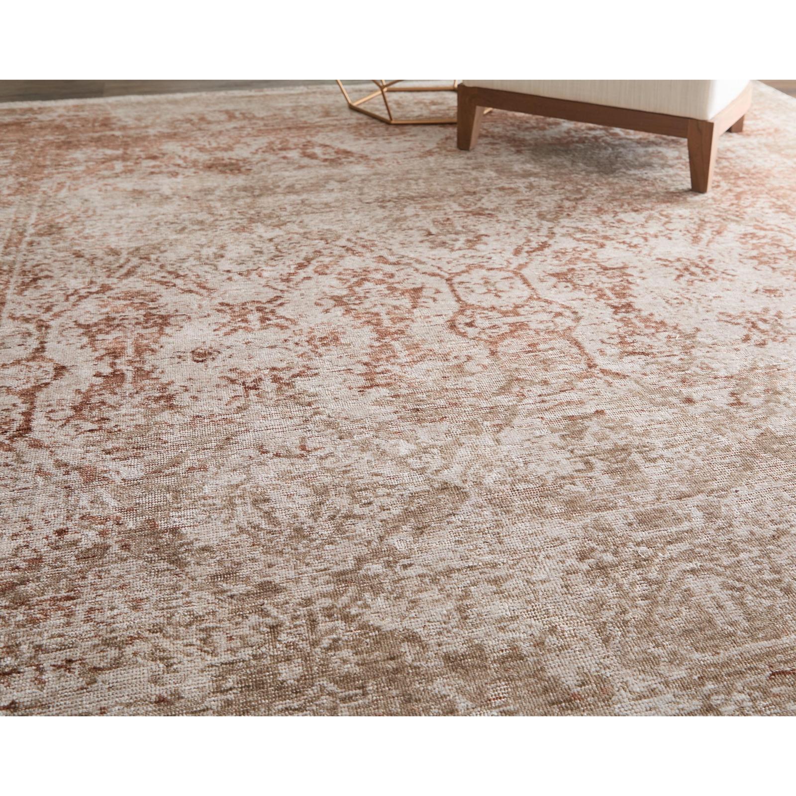 Feizy Loralai 8A65F Traditional Oriental Rug in Tan/Orange
