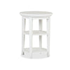 Magnussen Home Heron Cove Chalk White Round Accent End Table
