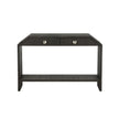 Chelsea House Bend Black 2 Drawer Console Table