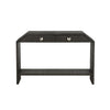 Chelsea House Bend Black 2 Drawer Console Table