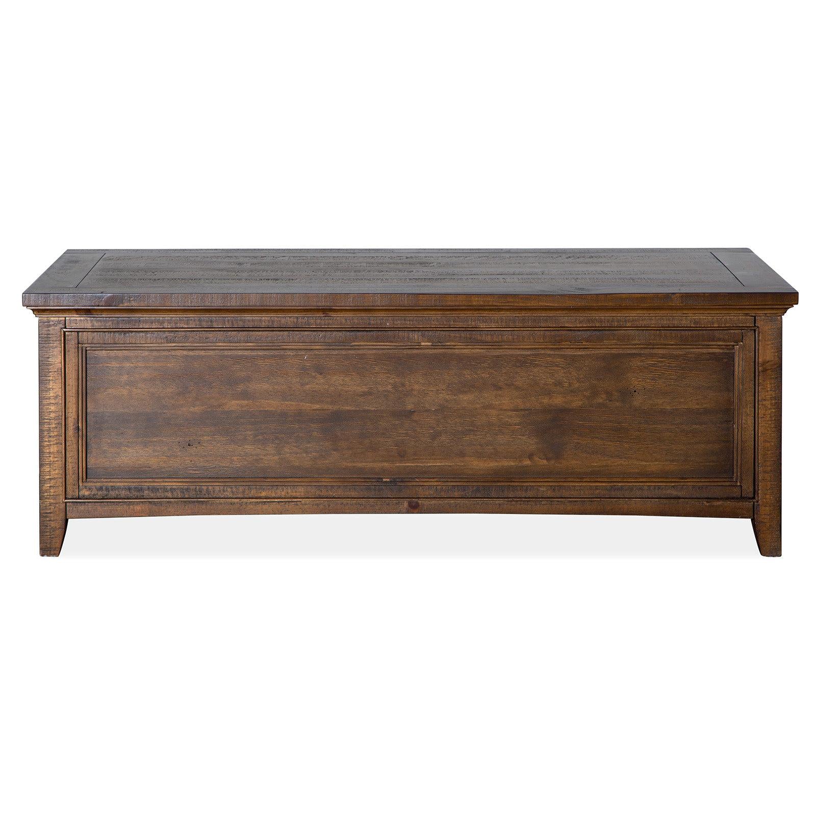 Magnussen Home Bay Creek Toasted Nutmeg Cocktail Table With Casters