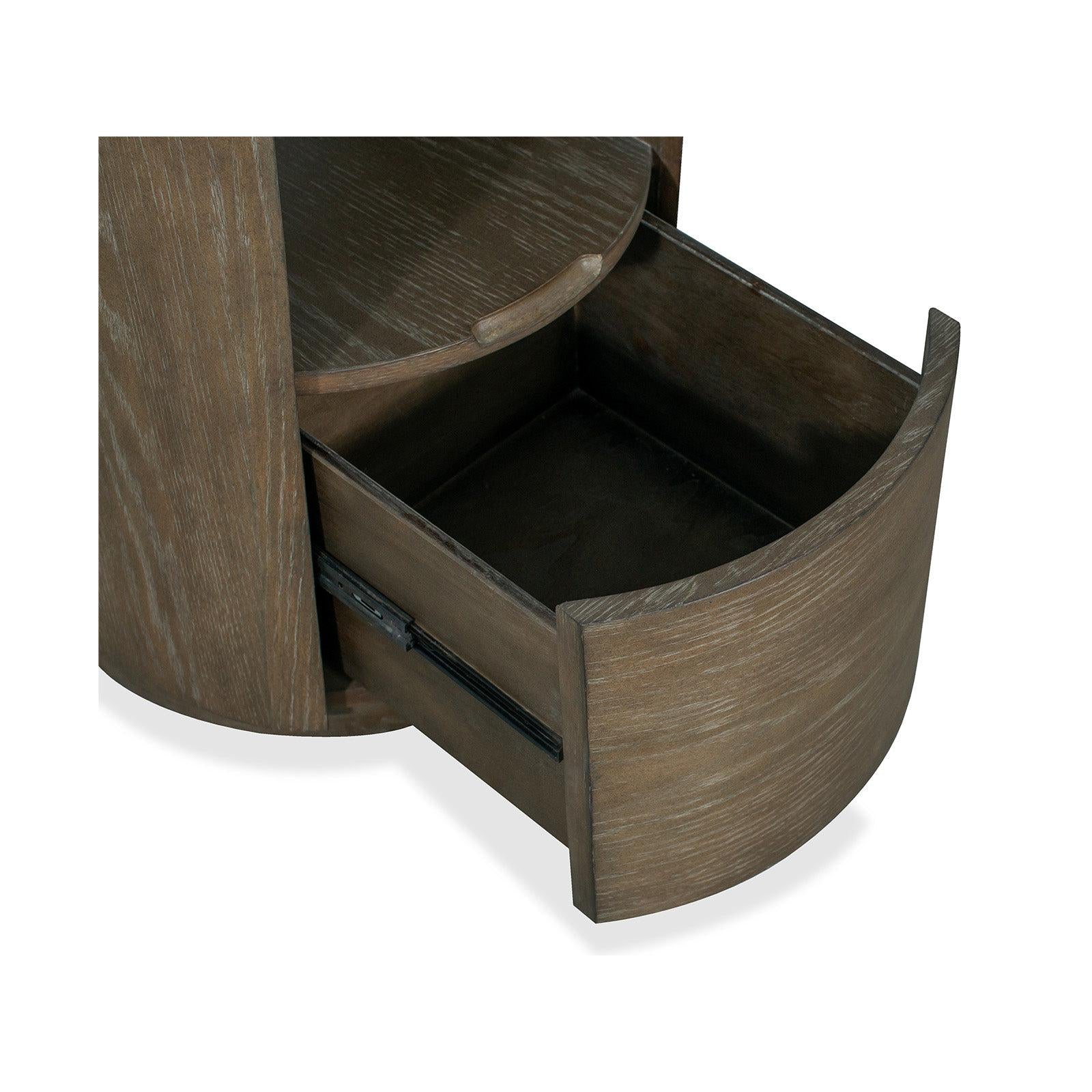 Magnussen Home Bosley Lt. Brown Porpoise Round End Table
