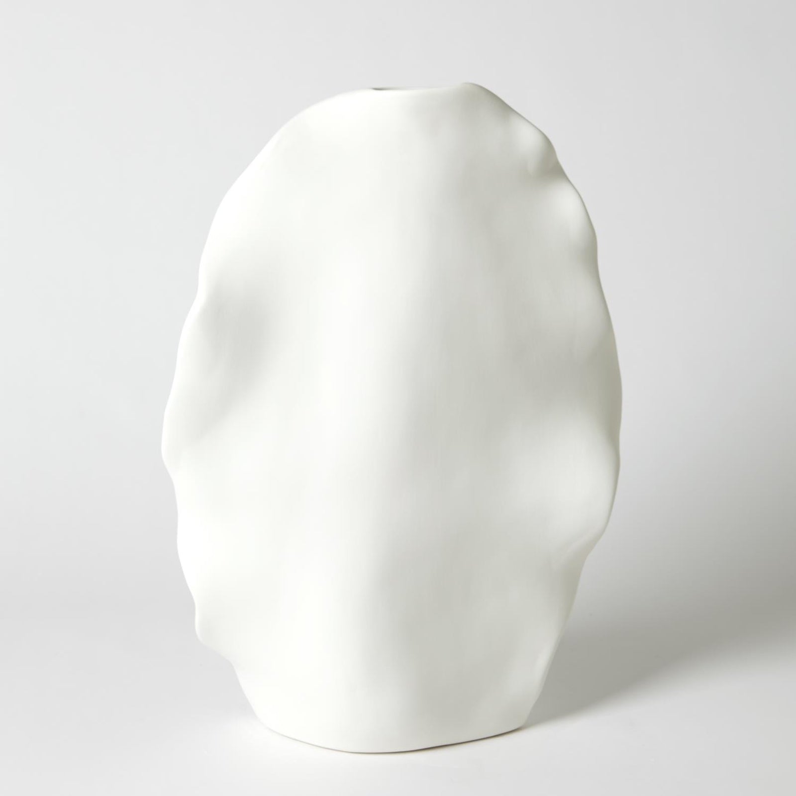 Global Views Matte White Kelp Vase