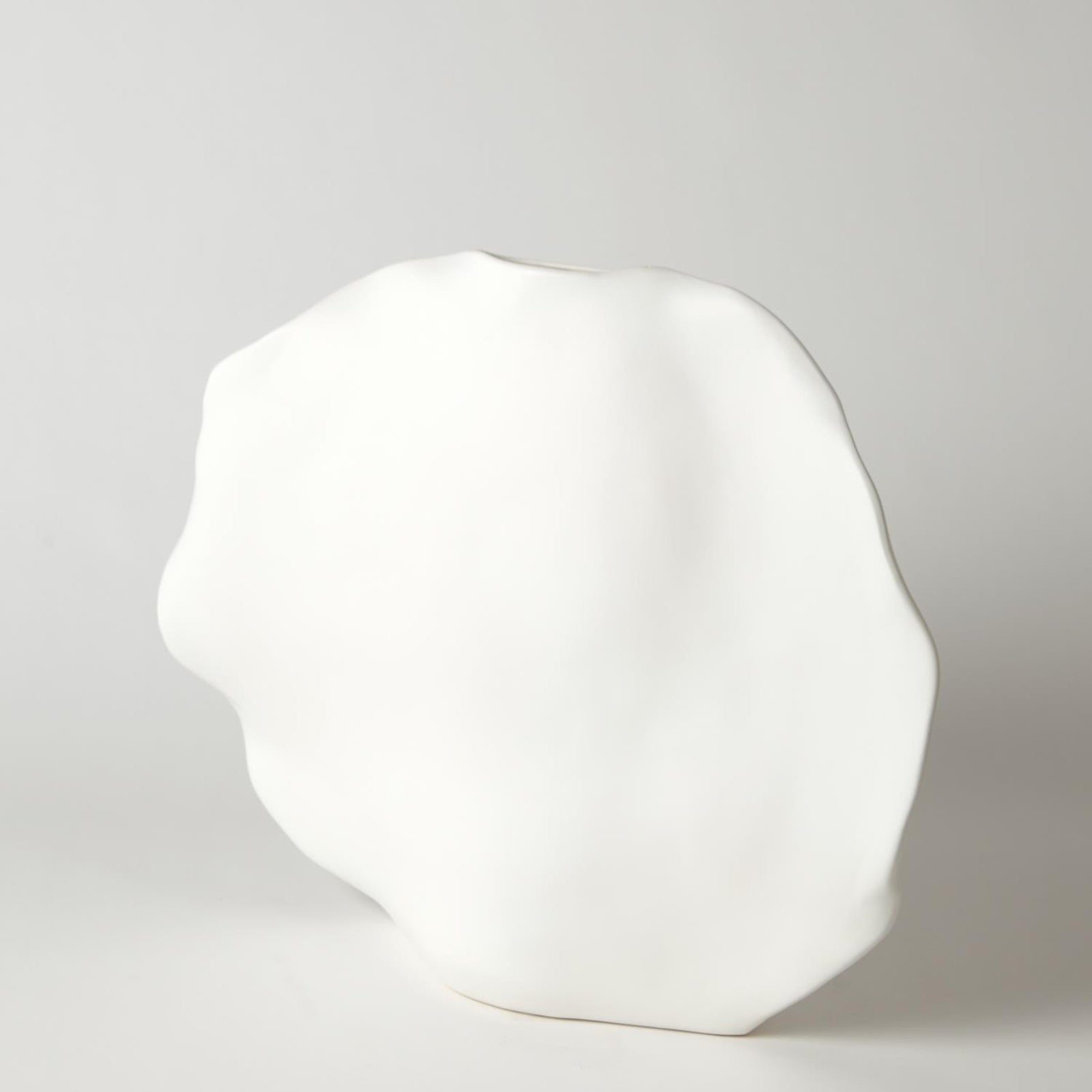 Global Views Matte White Kelp Vase