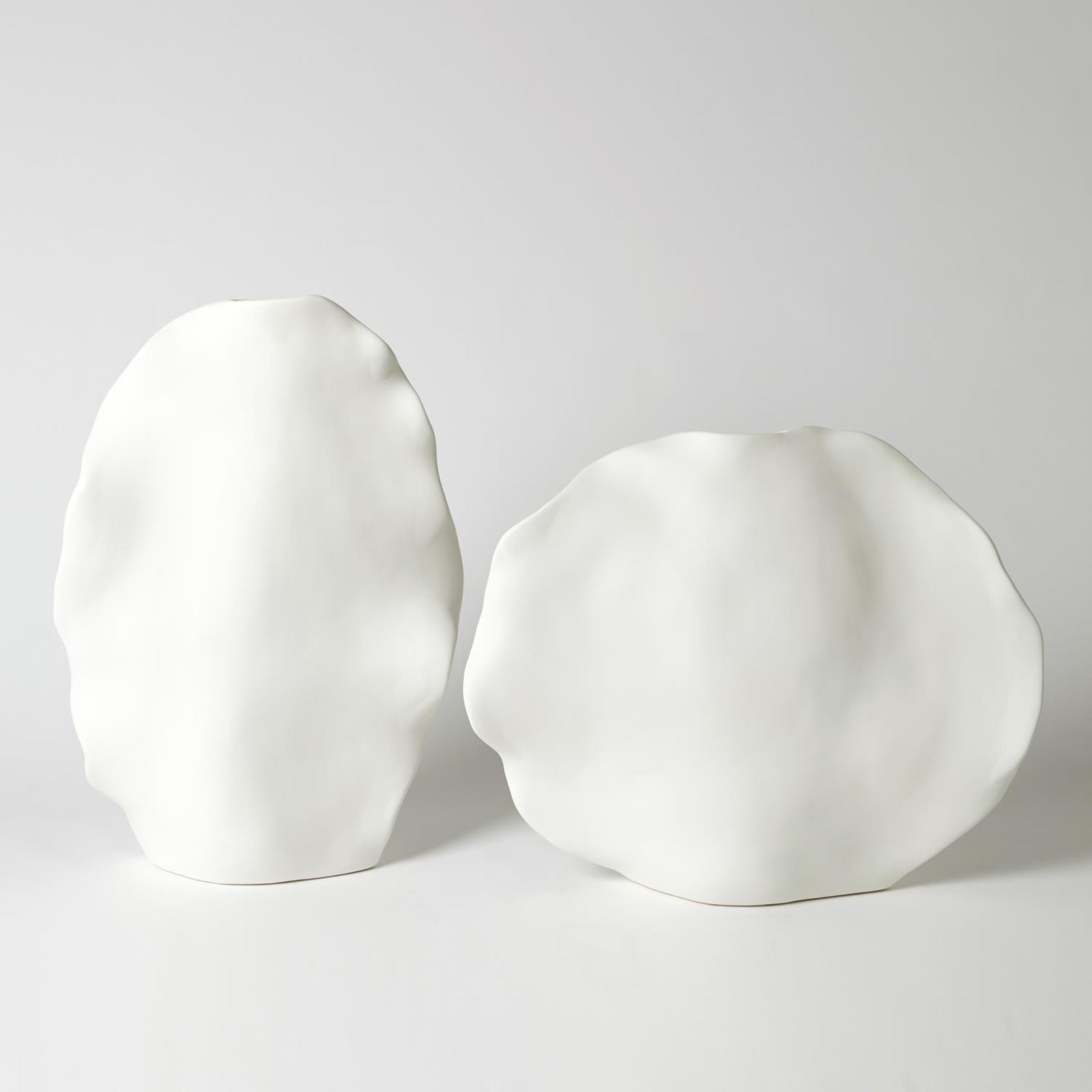 Global Views Matte White Kelp Vase