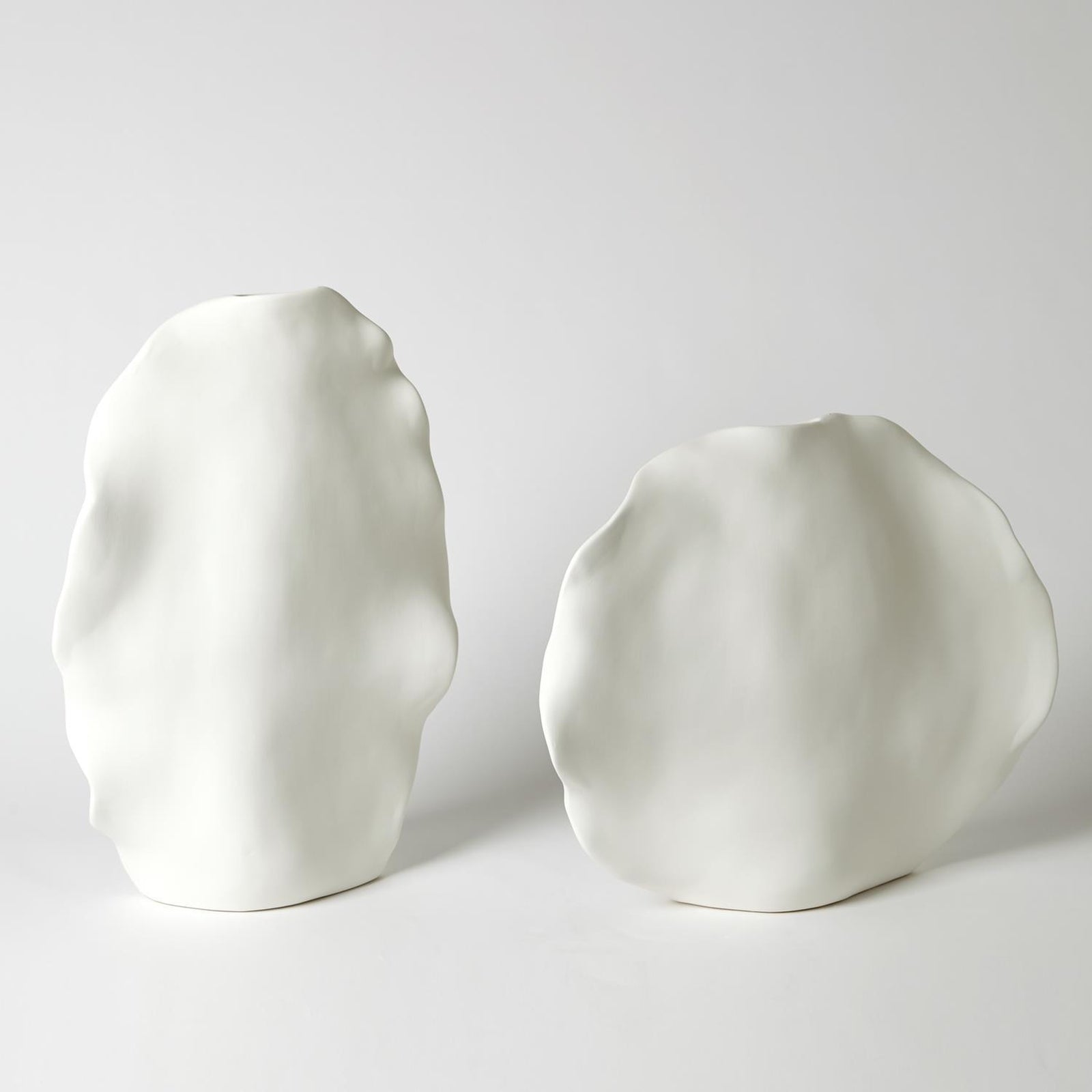 Global Views Matte White Kelp Vase