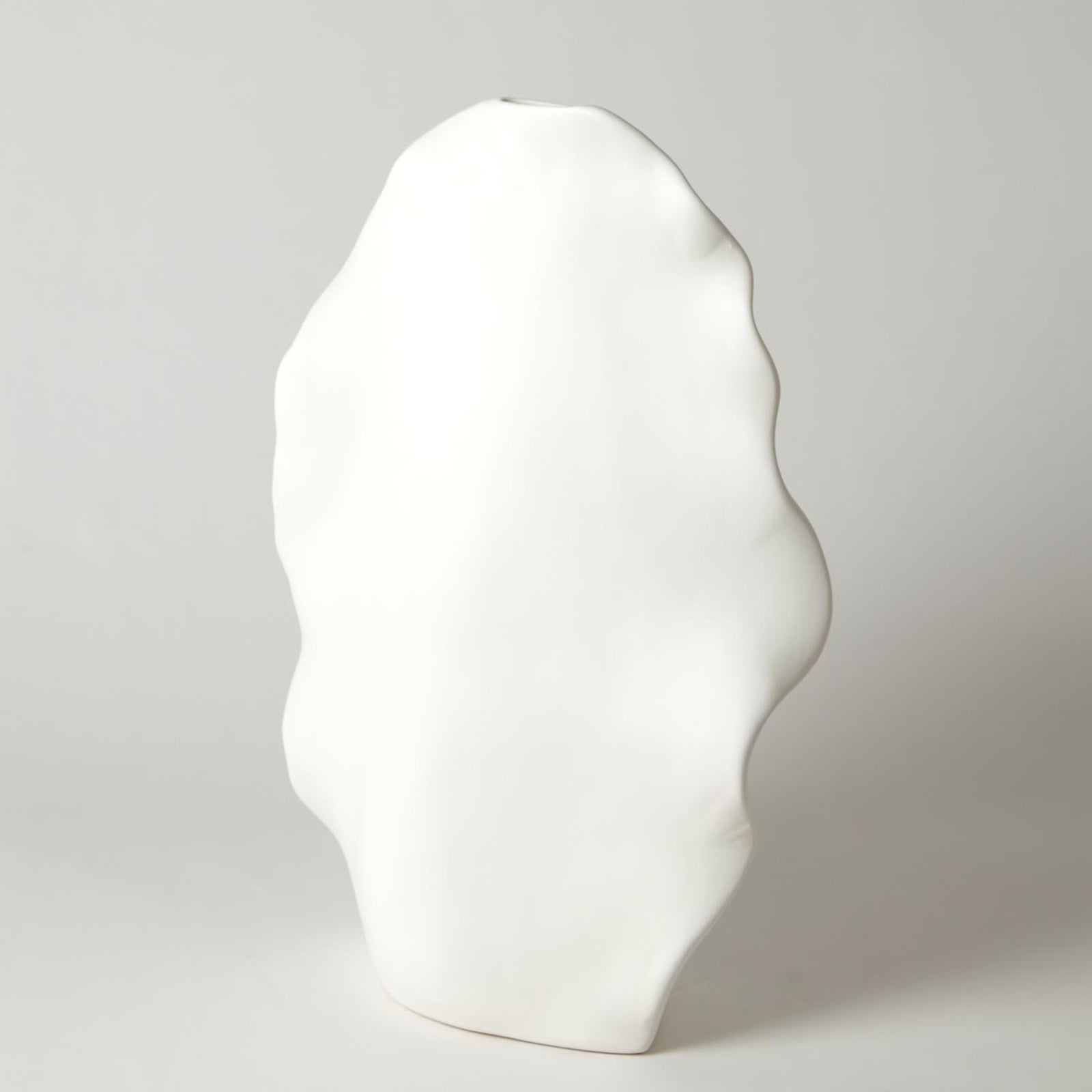Global Views Matte White Kelp Vase