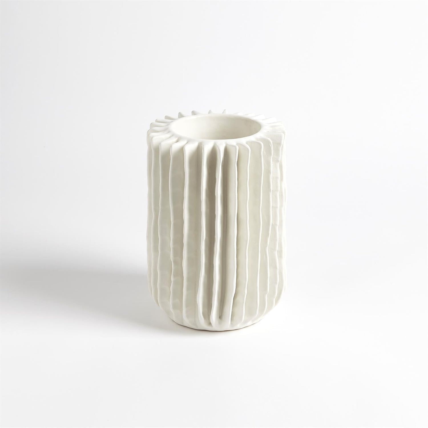 Global Views Radiator Swirl Vase