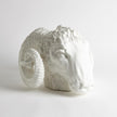 Global Views Matte White Capricorn Sculpture