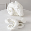Global Views Matte White Capricorn Sculpture