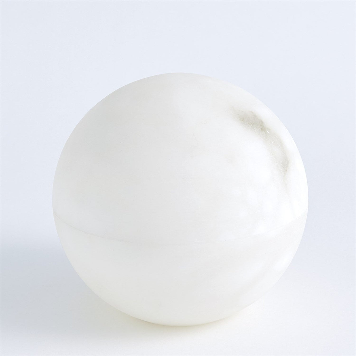 Global Views White Alabaster Sphere Box