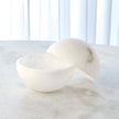 Global Views White Alabaster Sphere Box