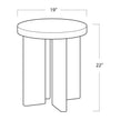 Regina Andrew Fraya Round Walnut Side Table - Live from Detroit