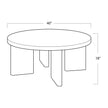 Regina Andrew Fraya Round Walnut Cocktail Table Lamp-  Live from Detroit™
