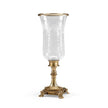 Wildwood Hurricane Antique Patina Candleholder