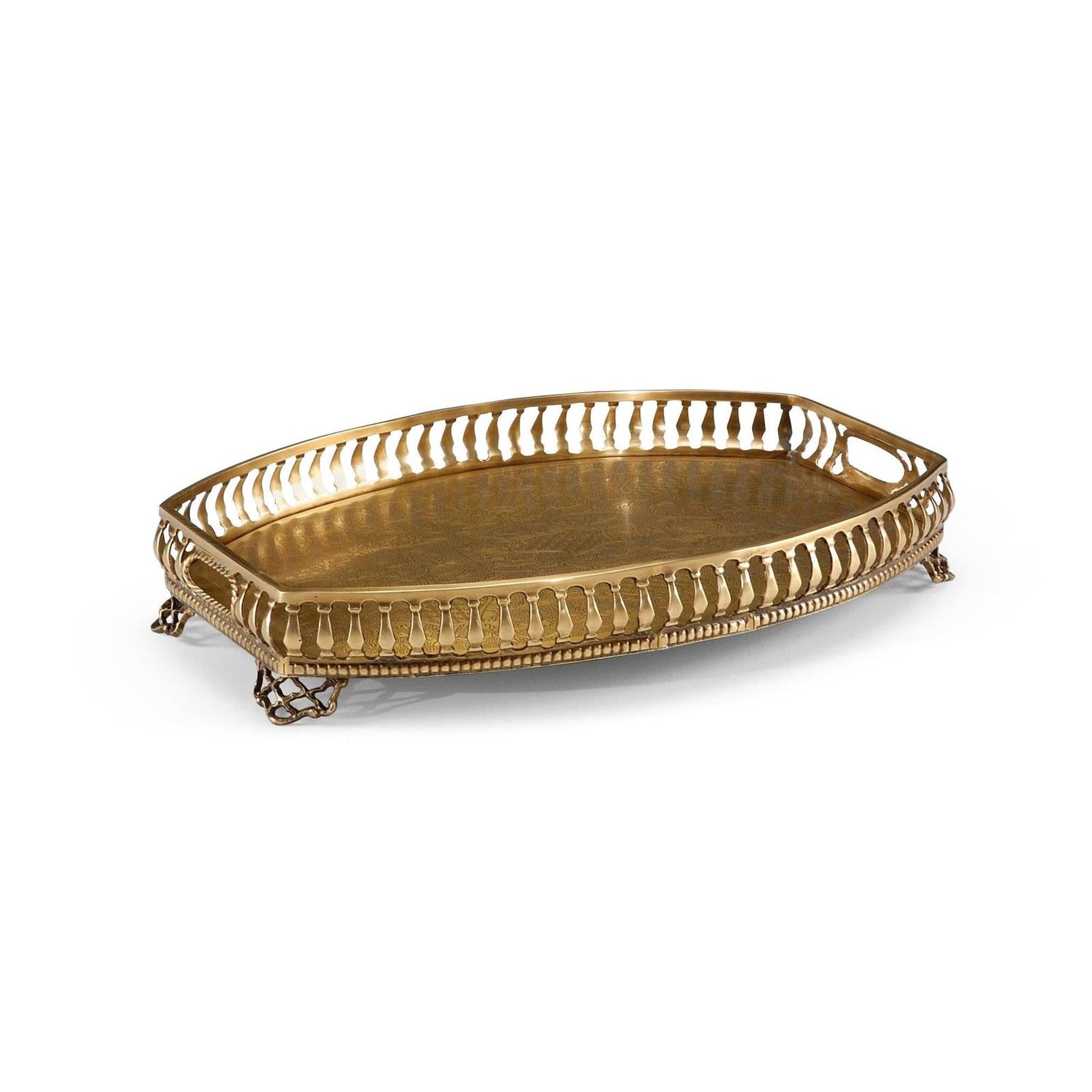 Wildwood Gallery Antique Brass Tray