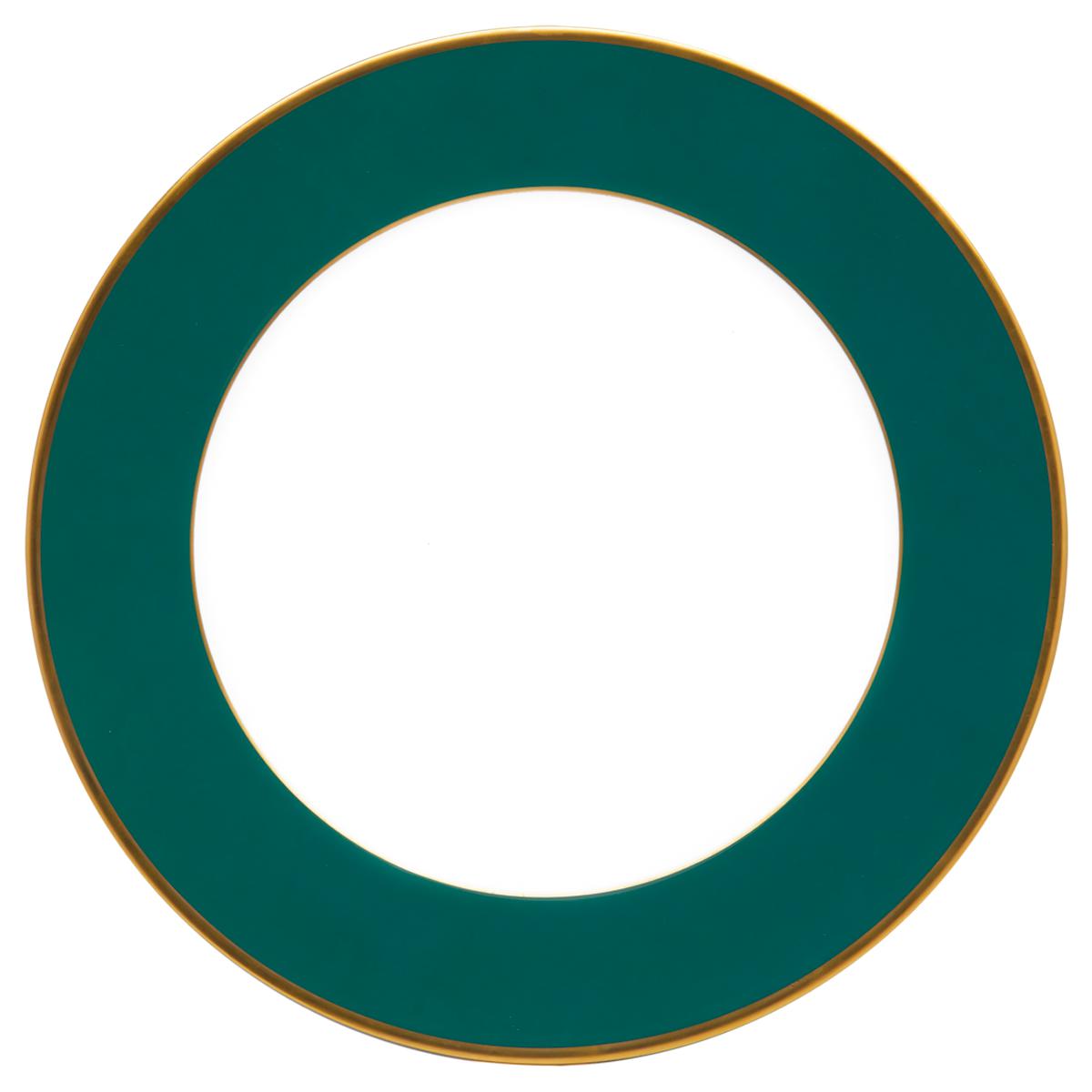 Haviland Les Presentations Underplate - Peacock Blue Gold