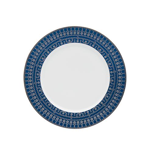 Haviland Tiara Dessert Plate - Prussian Blue Platinum