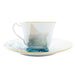 Haviland Ocean Xl Cappuccino Cup and Saucer