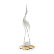 Wildwood Crane White Sculpture