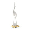 Wildwood Crane White Sculpture