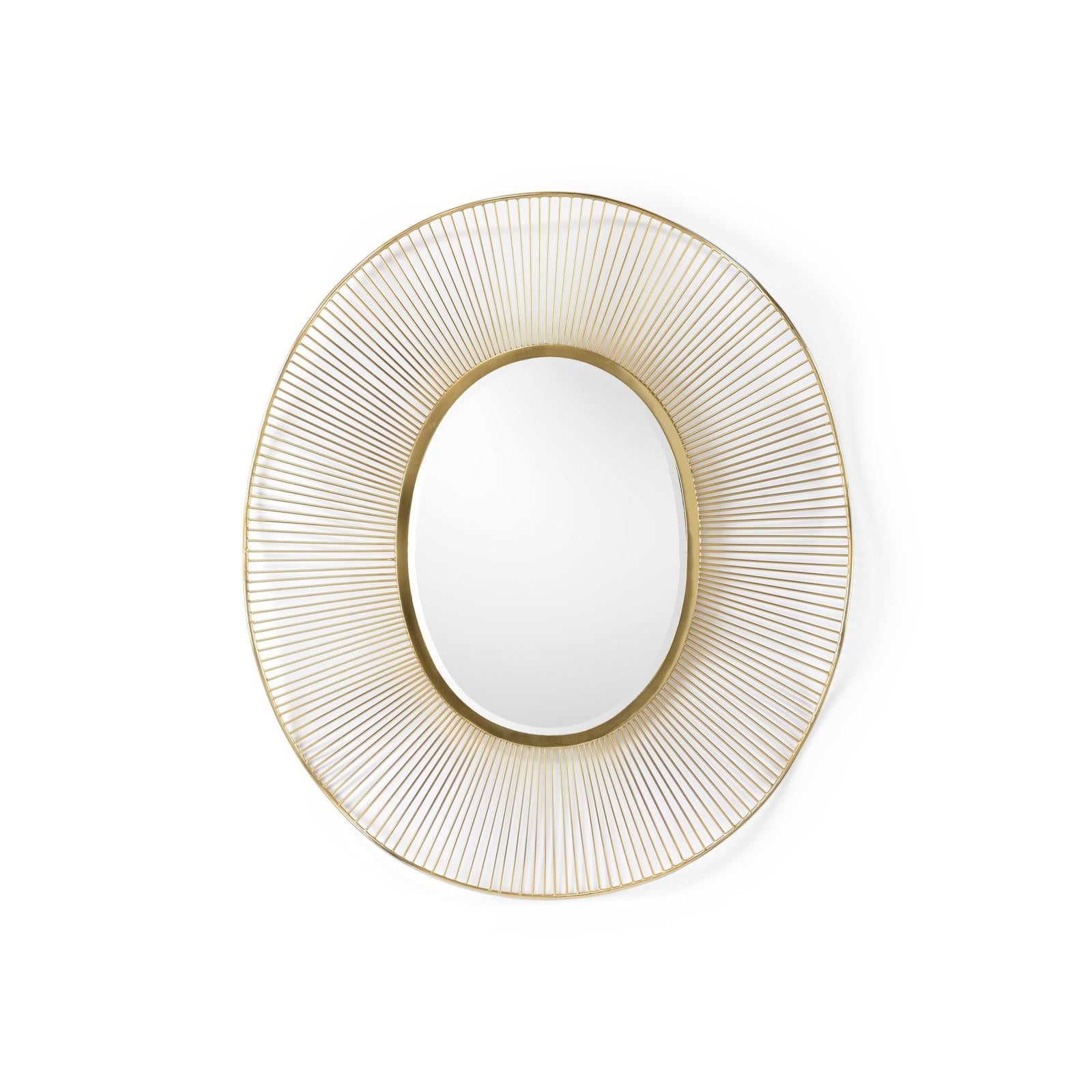 Wildwood Luton Brass Finish Mirror