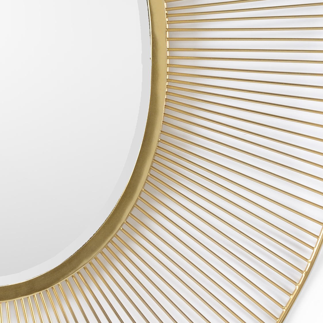 Wildwood Luton Brass Finish Mirror
