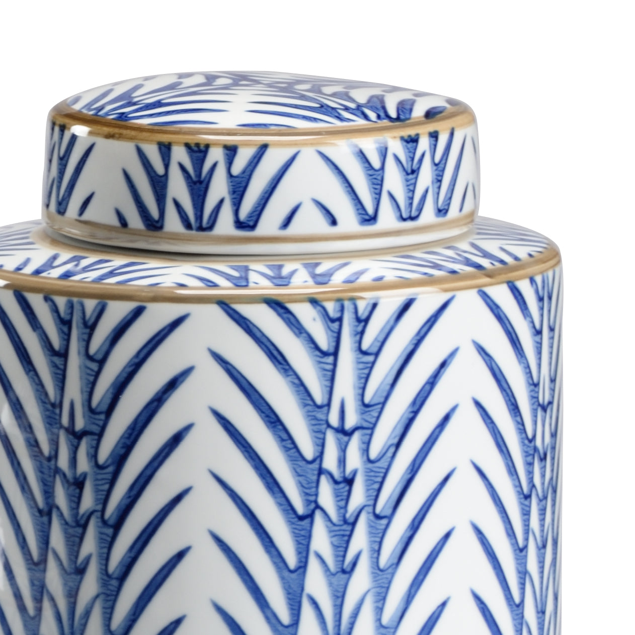 Wildwood Blue Fronds Canisters Set of 3