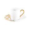 Haviland Stanislas Coffee Cup and Saucer