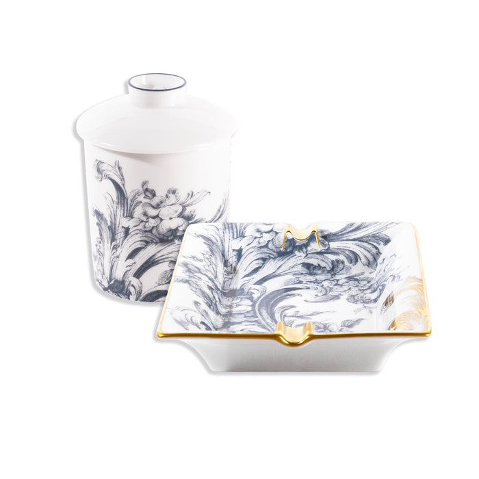 Haviland Stanislas Set of Scented Candle and Tray