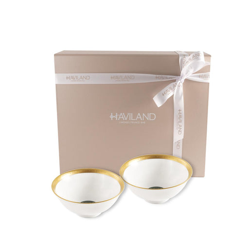 Haviland Reves Du Nil Rice Bowls - Gold - Set of 2