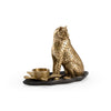 Wildwood Brass Kat Candle Holder