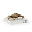 Wildwood Crab Brass Sculpture