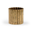 Wildwood Brass Small Bamboo Planter