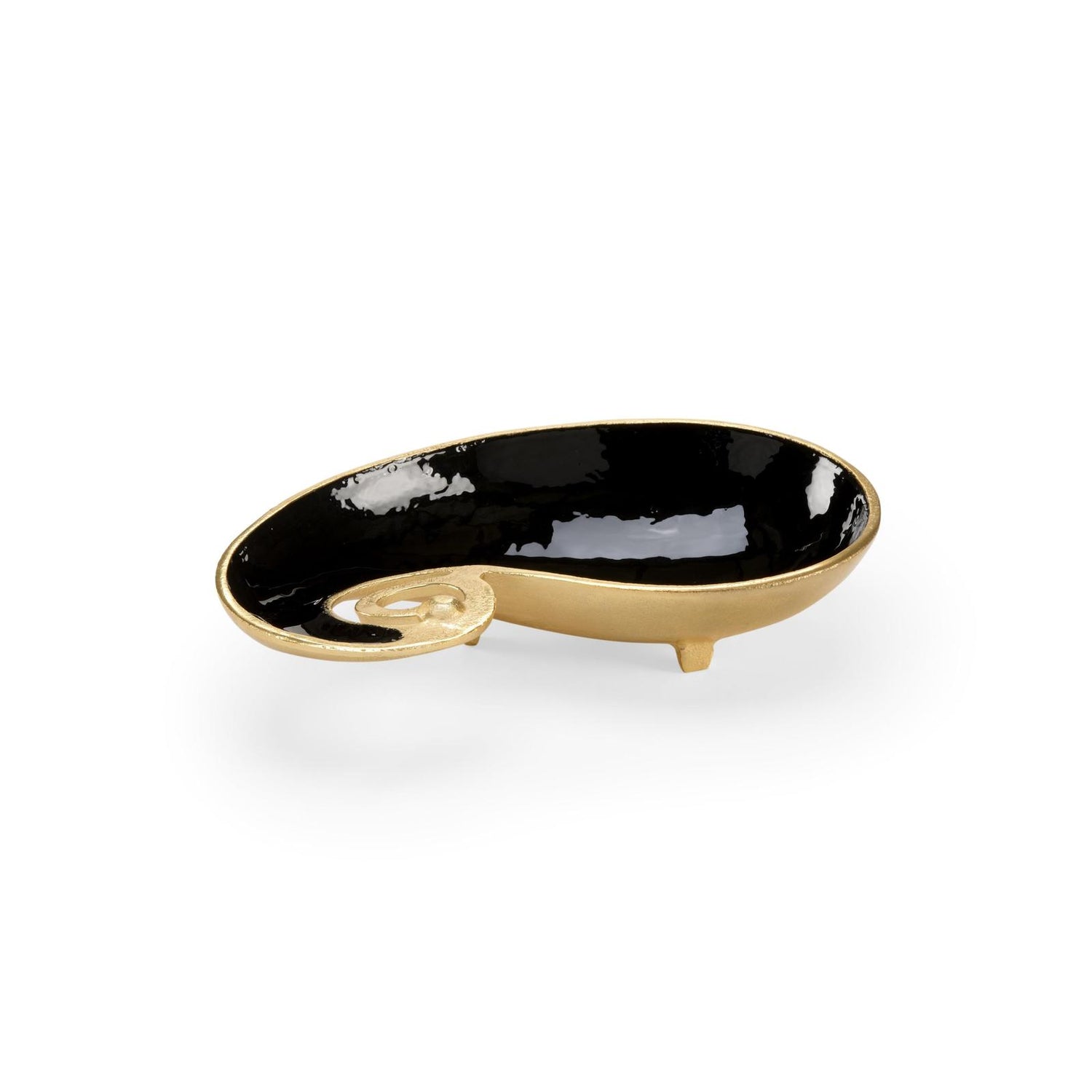 Wildwood Pop Of Paisley Black Tray