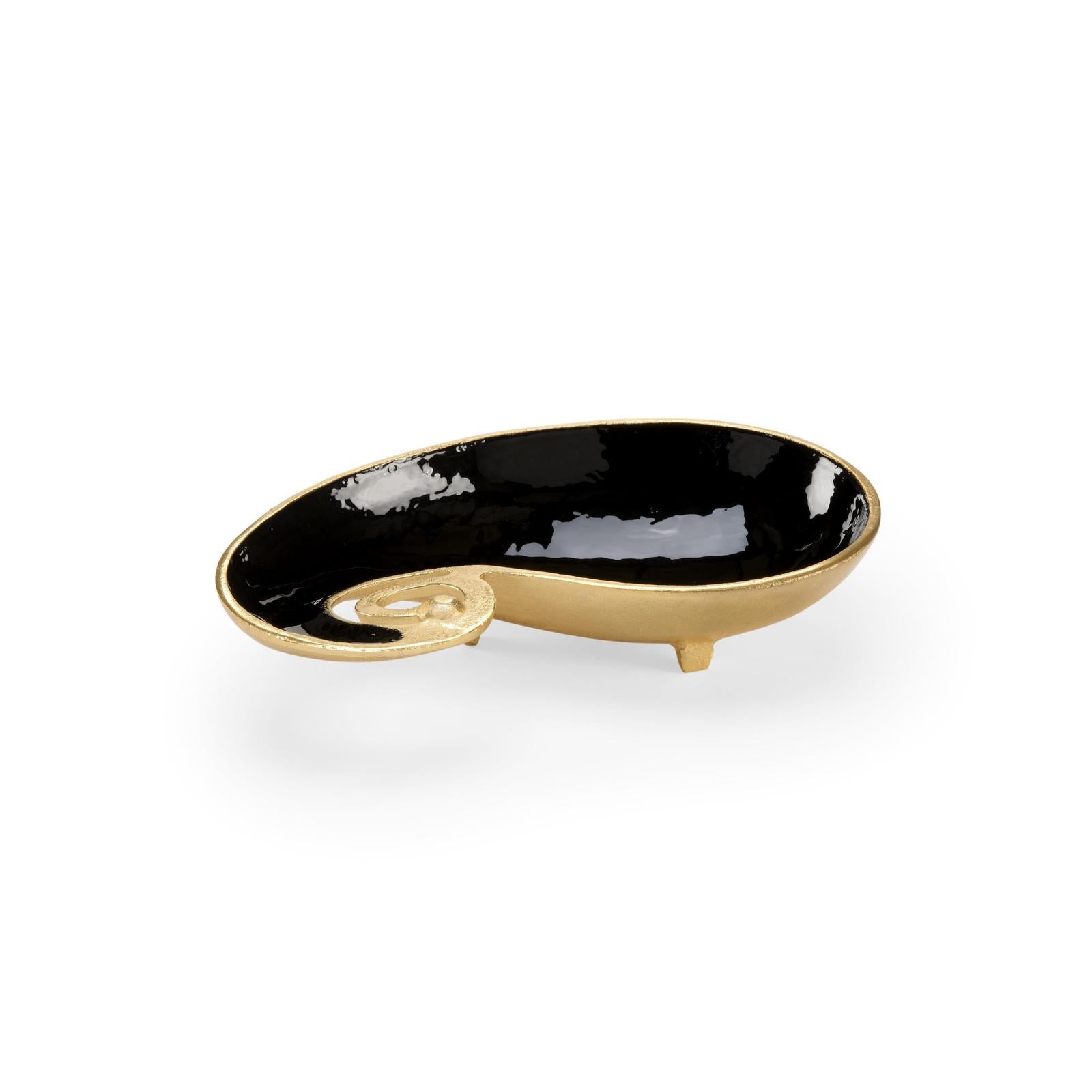 Wildwood Pop Of Paisley Black Tray
