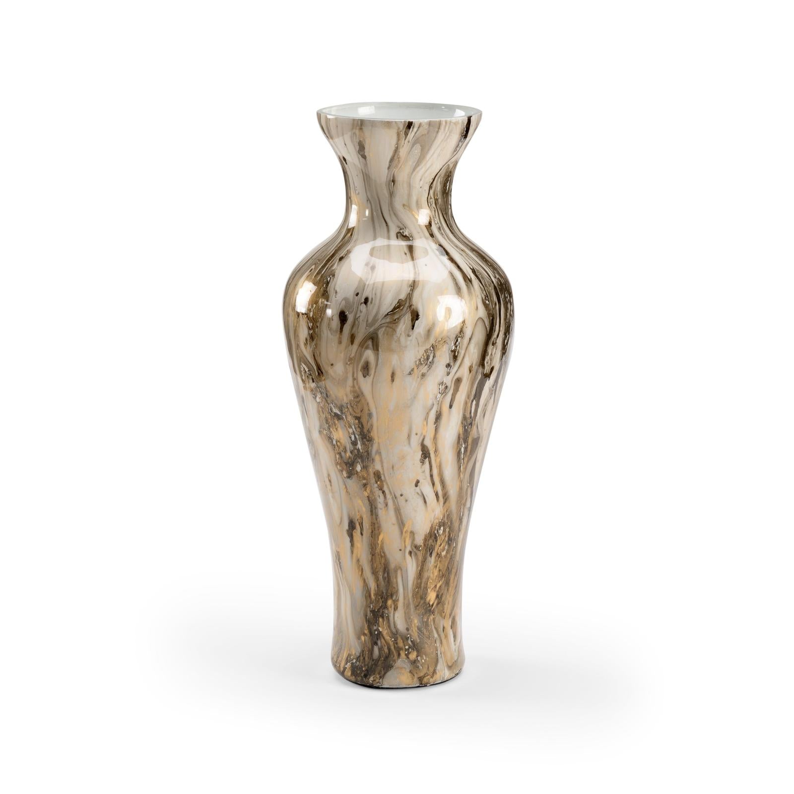 Wildwood Calacatta Gold Vase