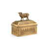 Wildwood Lamb Brass Box