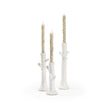 Wildwood Faux Bois Candlesticks Set of 3