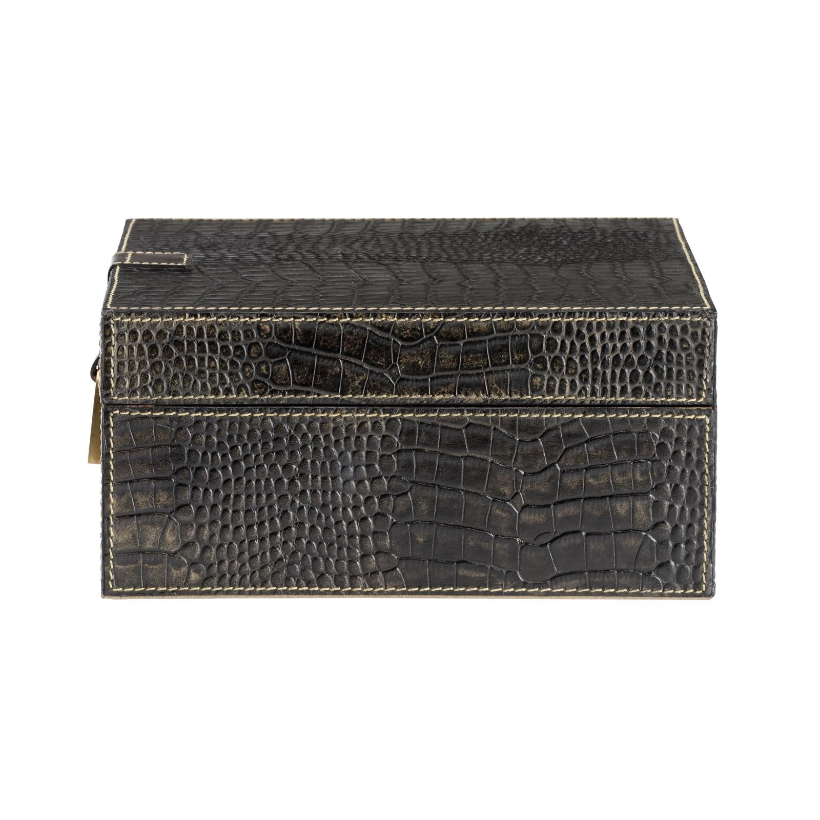 Wildwood Croc Decorative Box
