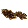 Wildwood Rustic Gold Aluminum Leaf Set of 2