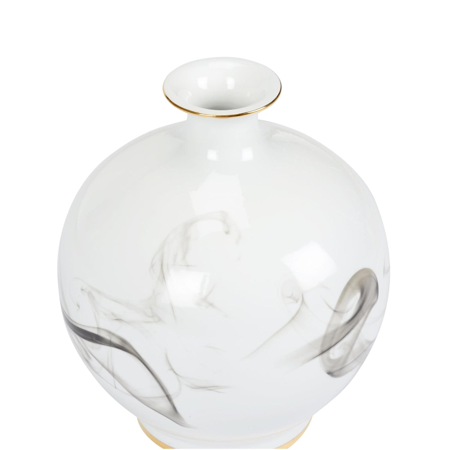 Wildwood White Cinder And Smoke Vase