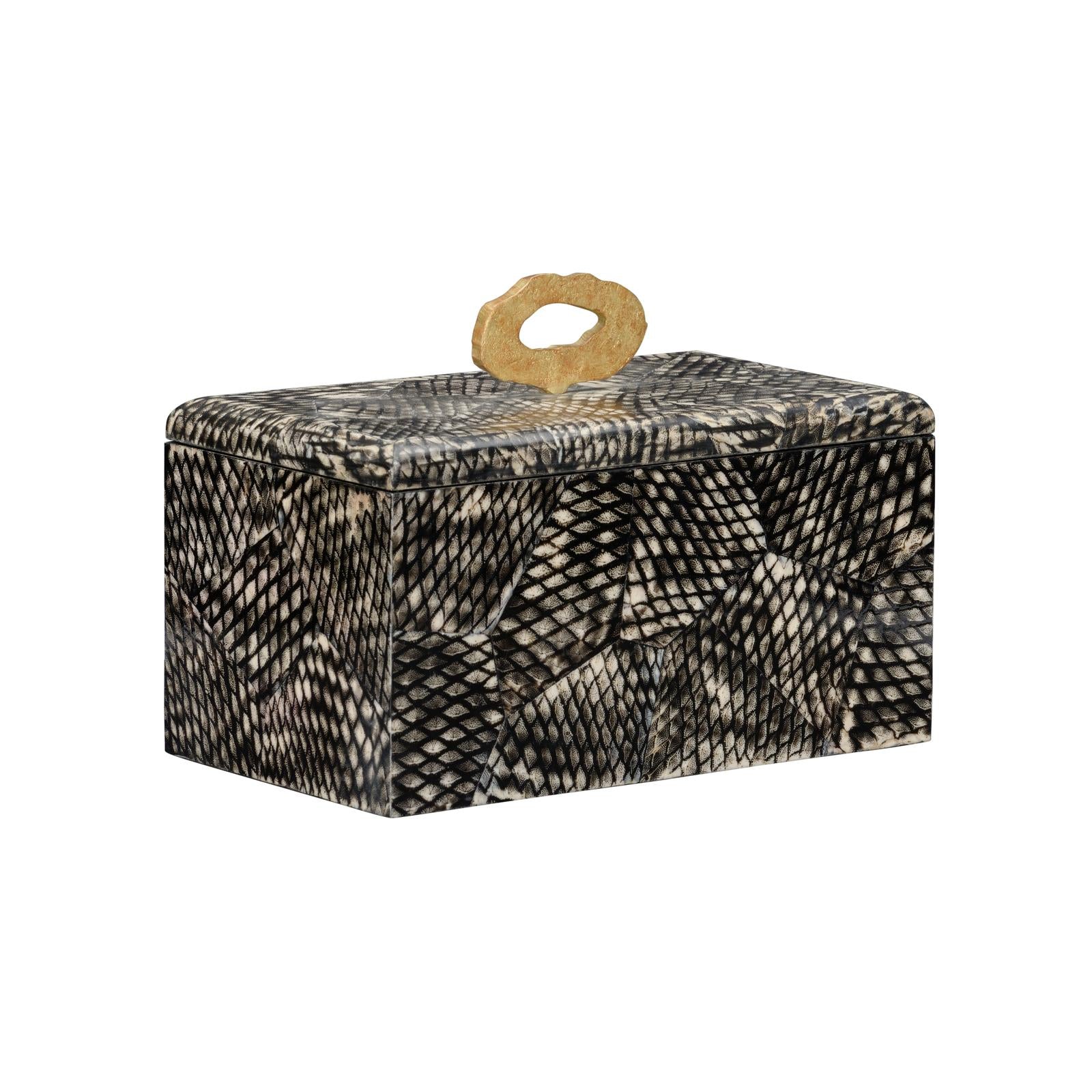 Wildwood Nazare Black FIsh Scale Box