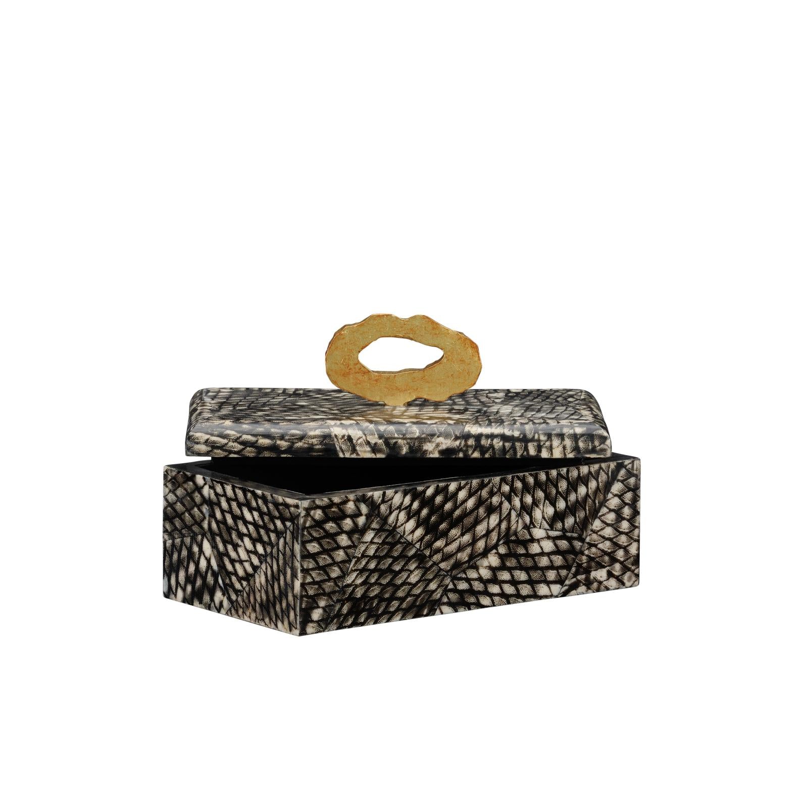 Wildwood Nazare Black FIsh Scale Box