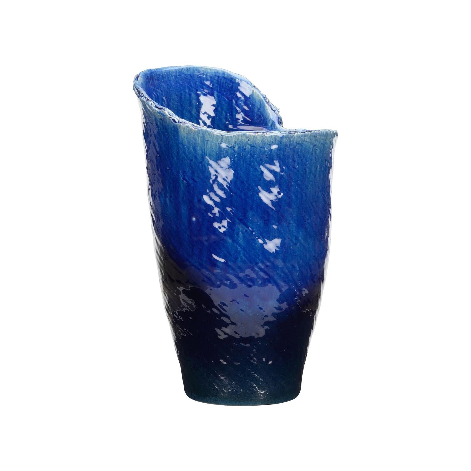 Wildwood Okinawa Indigo Vase