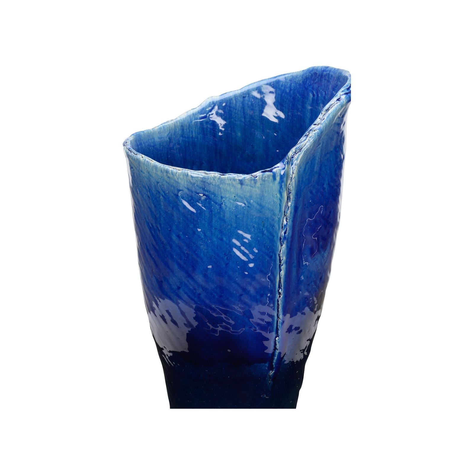 Wildwood Okinawa Indigo Vase
