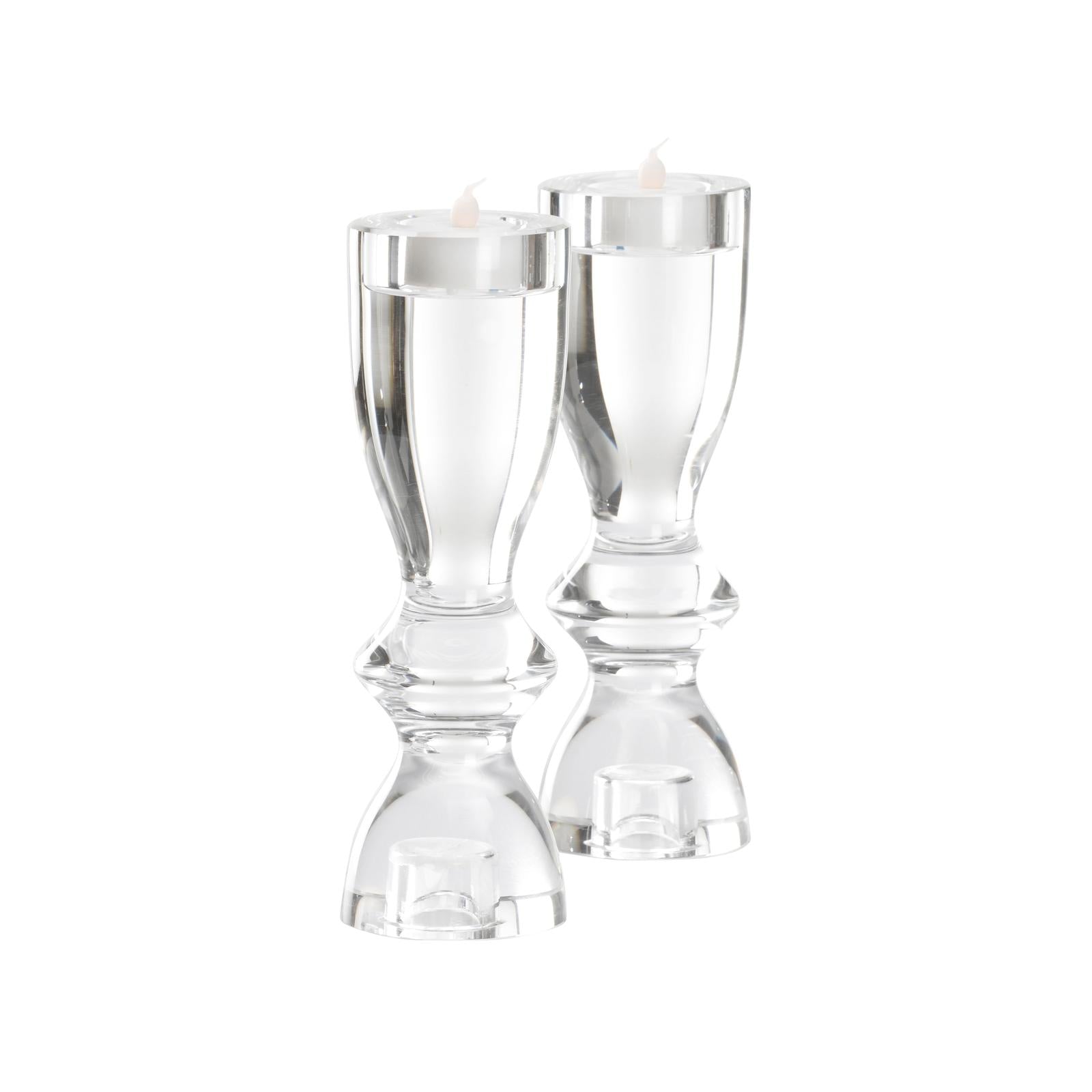 Wildwood Gris Candlesticks Set of 2