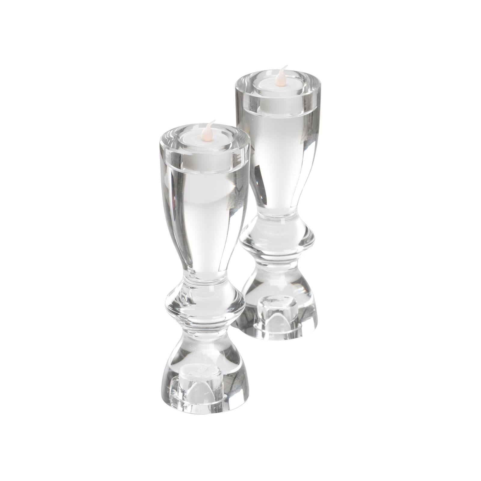 Wildwood Gris Candlesticks Set of 2