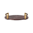 Wildwood Hopkins Maroon Marble Tray