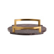 Wildwood Hopkins Maroon Marble Tray